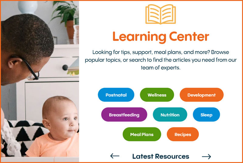 Happy Family Organics marketing secrets - educational content,